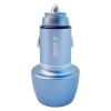 5 Core Car Charger Mini Aluminum Alloy Dual USB Power Adapter with PD QC 3.0 Port Soft LED Fast Charging for iPhone Samsung -CDKC12 2Pcs
