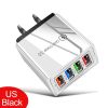 US Plug USB Charger Quick Charge 3.0 For Phone Adapter for iPhone 12 Pro Max Tablet Portable Wall Mobile Charger Fast Charger