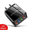 US Plug USB Charger Quick Charge 3.0 For Phone Adapter for iPhone 12 Pro Max Tablet Portable Wall Mobile Charger Fast Charger
