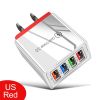 US Plug USB Charger Quick Charge 3.0 For Phone Adapter for iPhone 12 Pro Max Tablet Portable Wall Mobile Charger Fast Charger