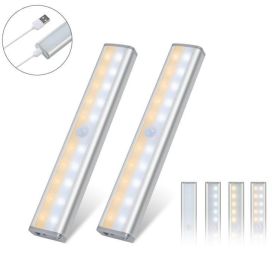 Let There Be Light 20 Motion LED Lights Rechargeable Battery (Color: 6 - Pack)
