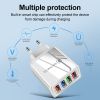 US Plug USB Charger Quick Charge 3.0 For Phone Adapter for iPhone 12 Pro Max Tablet Portable Wall Mobile Charger Fast Charger