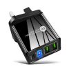 36W PD20W EU/US/UK Plug 4USB Charger Quick Charge 3.0 For Phone Adapter For Huawei IPhone Portable Wall Mobile Charger Fast Charger